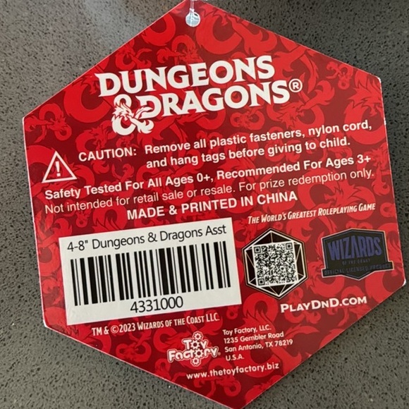 Dungeons & Dragons MIMIC Chest Plush / Limited  Edition / 6” / BRAND NEW - Picture 14 of 16